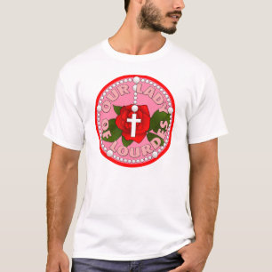 Radband vår dam av Lourdes T-shirt