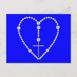 Radbandrosen - Ave Maria full av nåd Vykort