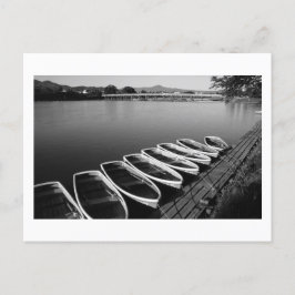 Radbåtar i Arashiyama i Kyoto-vykort Vykort