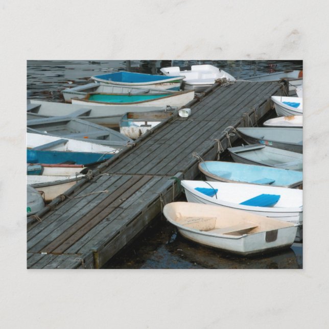 Radbåtar vid dockning vykort (Framsida)