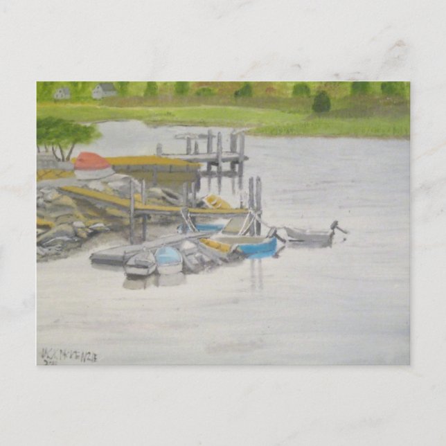 RadBoatsMenemshaPond Vykort (Framsida)