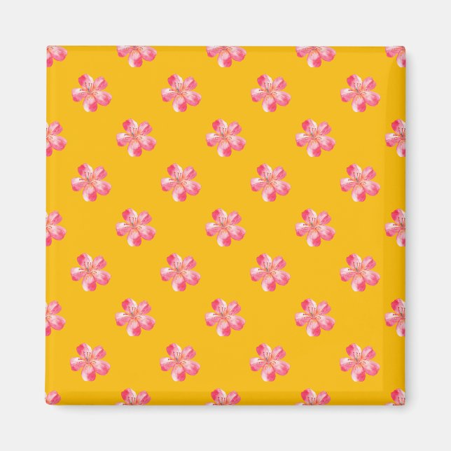 Radbrytning av blommigt magnet (Framsidan)