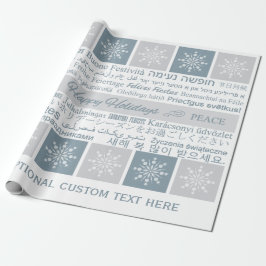 Radbyte för flerspråkiga anpassningsbar av "Glad h Presentpapper