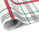 Radbyte för klassisk plaid-helgdag presentpapper<br><div class="desc">Den här röda och grönt klassiska plaid gör att perfektens helgdag figursätts. Det är designat att koordinera med en hel samling gåvor och dekorobjekt med Lea Delaveris Design. Underbar för en festsäsong ge!</div>