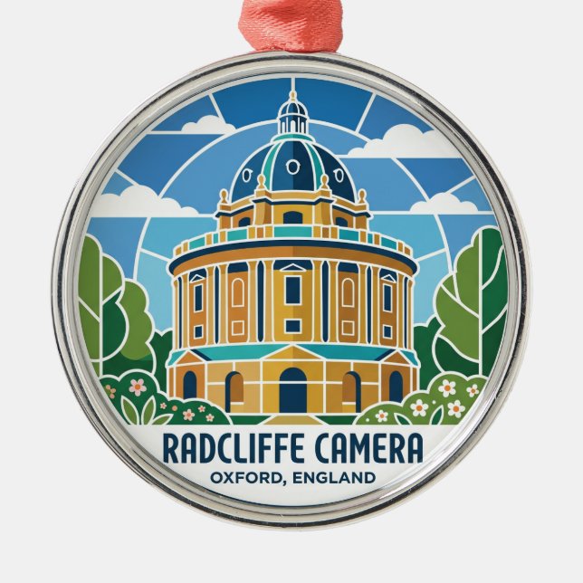 Radcliffe Camera England Julgransprydnad Metall (Framsidan)
