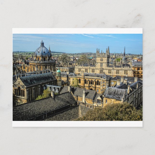 Radcliffe Camera och Bodleian Bibliotek Oxford Vykort (Framsida)