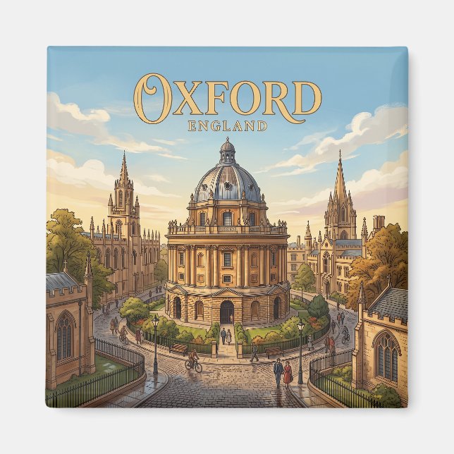 Radcliffe Camera, Oxfords universitet England Magnet (Framsidan)