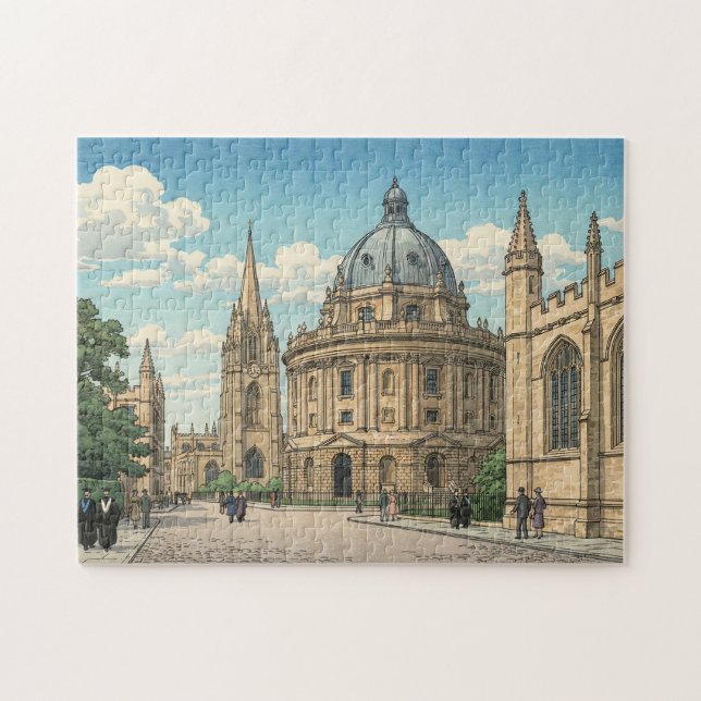 Radcliffe Camera vid Oxfords universitet  Pussel (Horisontell)