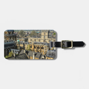 Radcliffe kamera och Bodleian bibliotek Oxford Bagagebricka