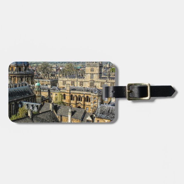 Radcliffe kamera och Bodleian bibliotek Oxford Bagagebricka (Horisontell Framsida)