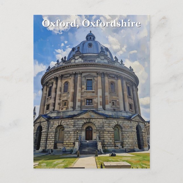 Radcliffe Reverie - Oxford's Iconic Dome Vykort (Framsida)
