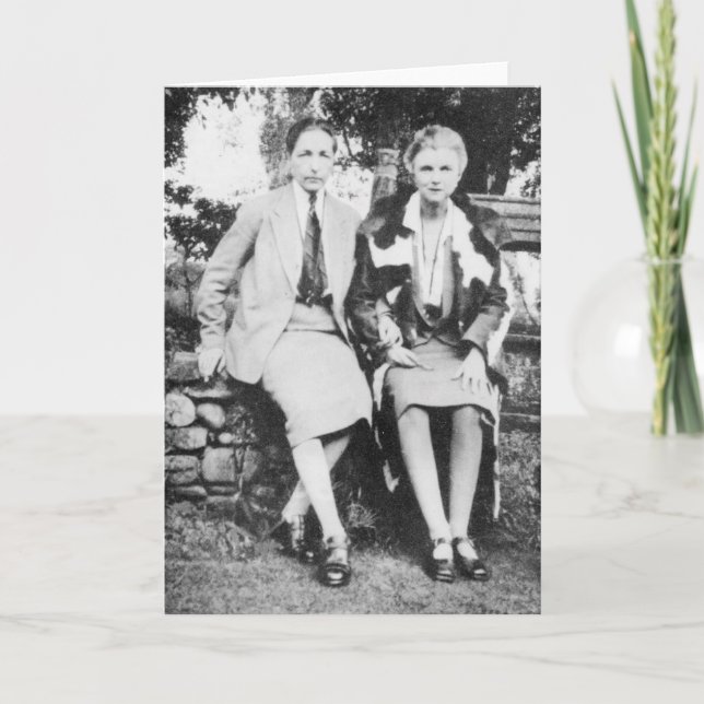 Radclyffe Hall och Una Vincenzo Kort (Framsida)