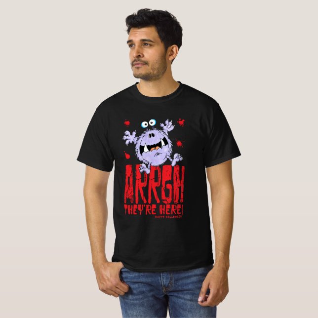 Rädd Fred Tee Shirt (Hel framsida)