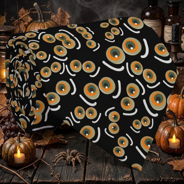 Rädd Kat Halloween Boo Ögon Fladdermus Slips (Skapare uppladdad)