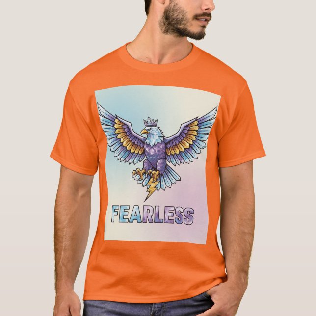 Rädd Kristallörnemblem T-shirt (Framsida)