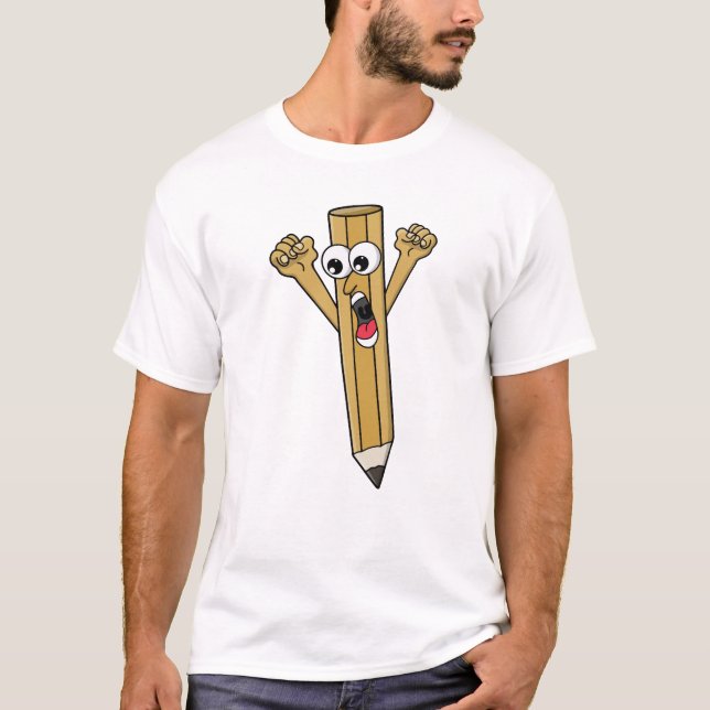 Rädd penna t shirt (Framsida)