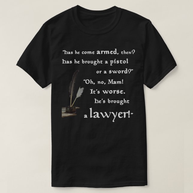 Rädda advokaten t shirt (Design framsida)
