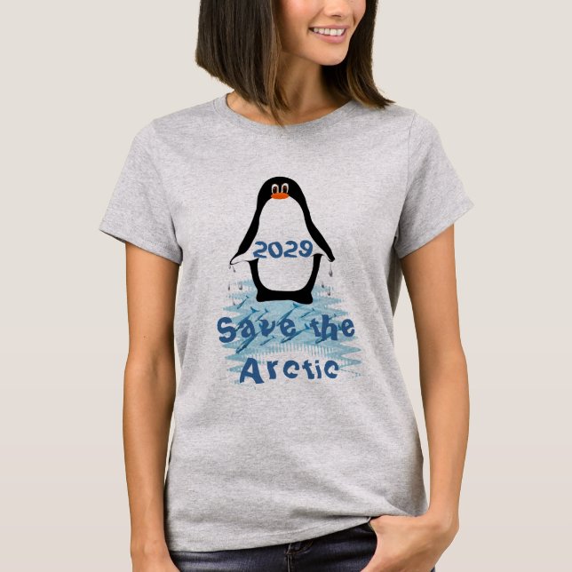 Rädda Arktis T Shirt (Framsida)