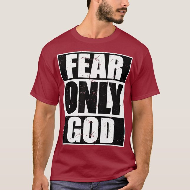 Rädda bara guds Coola Christian Funny Gift T Shirt (Framsida)