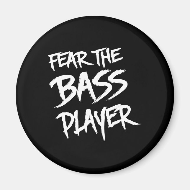Rädda Bass Player Magnet (Framsidan)