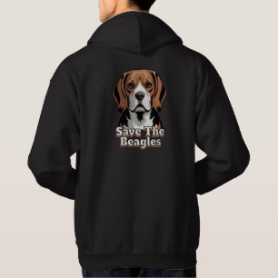 Rädda Beagles   Hundälskare Hoodie