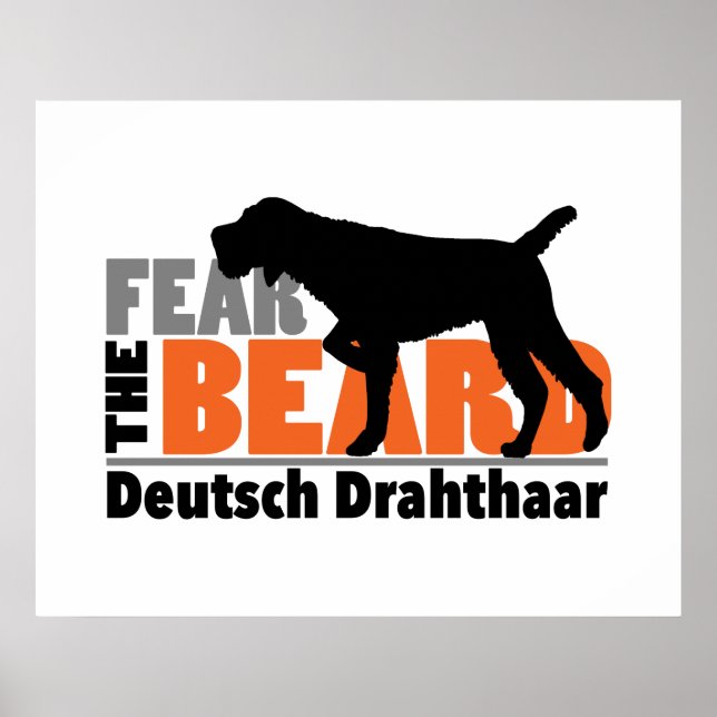 Rädda Beard - Deutsch Drahthaar Poster (Framsidan)