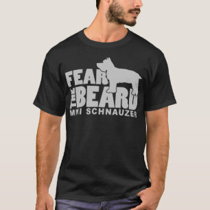 Rädda Beard - en fin Mini Schnauzer-Hund T Shirt