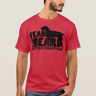 Rädda Beard-stift för Deutsch Drahthaar L. T Shirt