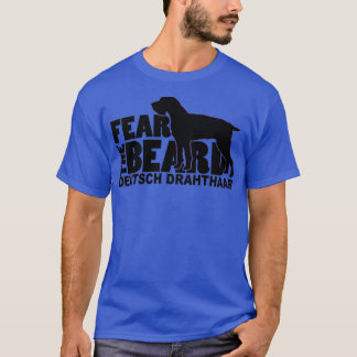 Rädda Beard-stift för Deutsch Drahthaar L. T Shirt
