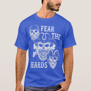 Rädda Beards Funny Pirater Döskallars Buccaneer Pr T Shirt