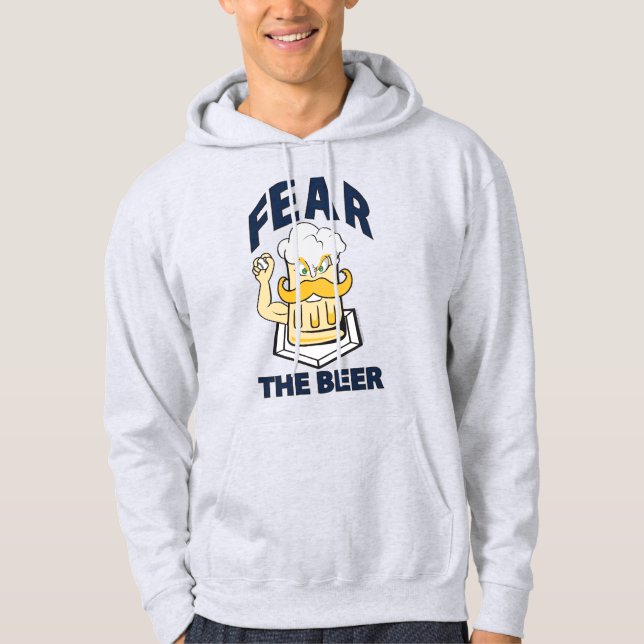 Rädda Beer Throw Baseball Hoodie (Framsida)