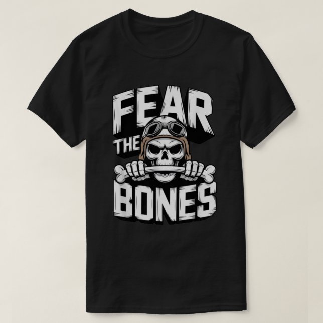 Rädda benens skullvadron t shirt (Design framsida)