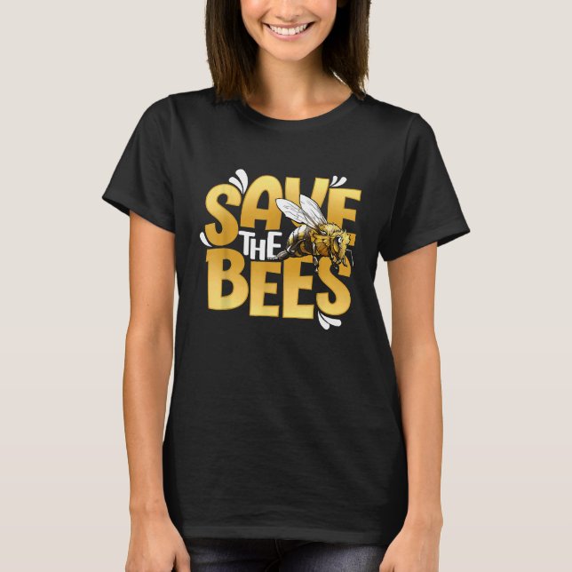 Rädda Bina Bibeekeeper Apiary T Shirt (Framsida)
