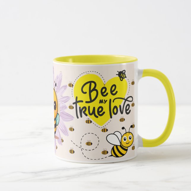 Rädda Bina Inspirerande Bihonungsälskare Present  Mugg (Höger)
