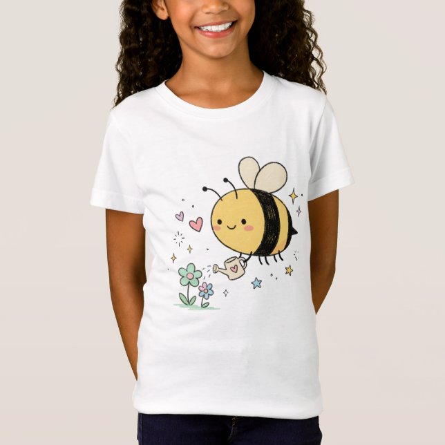 Rädda Bina Söt syster present T Shirt (Framsida)