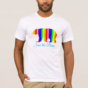 Rädda björnarna Stora gaybjörnens Pride-humor T Shirt