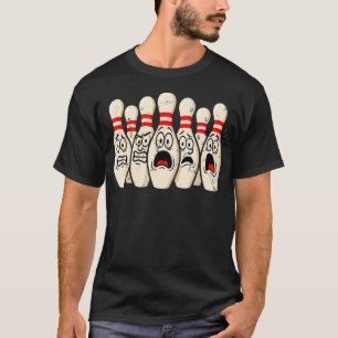 Rädda Bowlingkäglor T-shirt För Bowlaren Bowling S