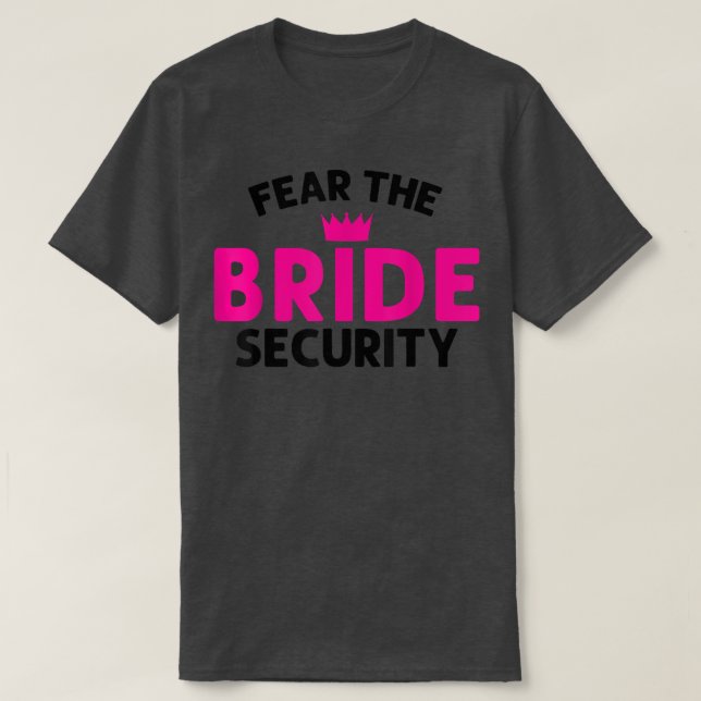 Rädda Bride Security Bröllop516 T Shirt (Design framsida)