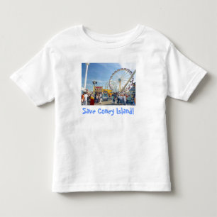 Rädda Coney Island! Småbarns t-shirt