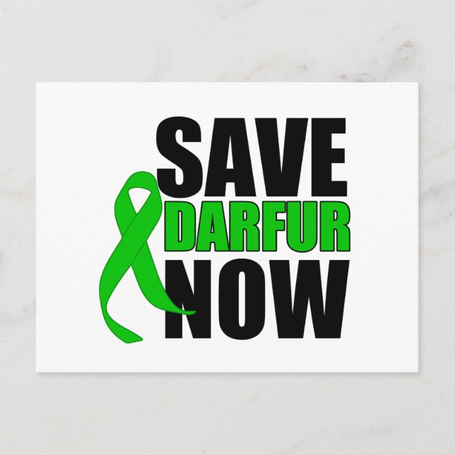 Rädda Darfur Nu Vykort (Framsida)