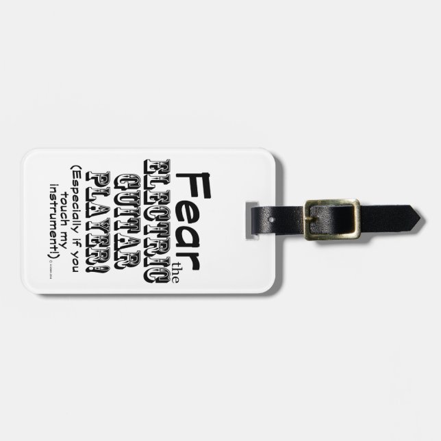 Rädda den elektriska gitarren Player Bagagebricka (Horisontell Framsida)