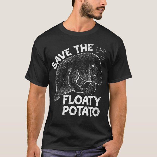Rädda Den Flytande Potatismagi Havsdjur T Shirt (Framsida)