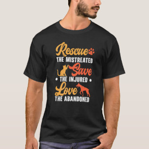 Rädda den missbildade Sparan för de skadade Kärlek T Shirt