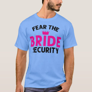Rädda dig för Bride Security Bröllop Premium T Shirt