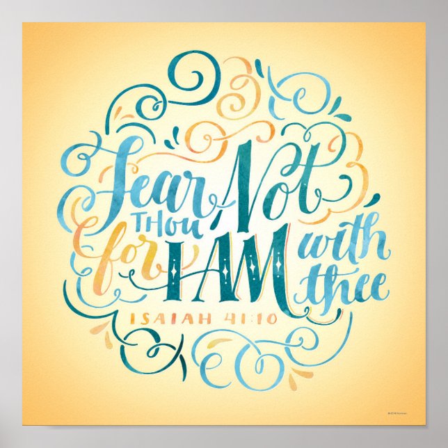 Rädda dig inte, för jag är med dig poster (Framsidan)