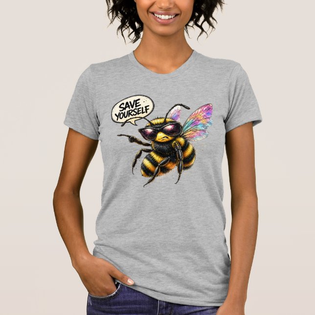 RÄDDA DIG SJÄLV T SHIRT (Framsida)