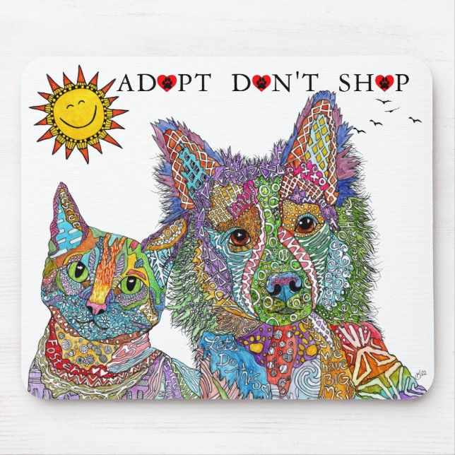 Rädda djuren Adopt Shop fungerar inte Musmatta (Framsidan)