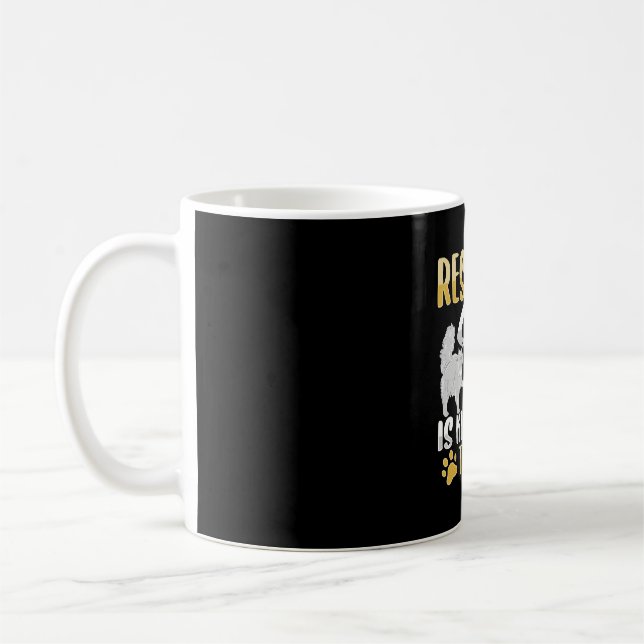Rädda djuren Cat Rädding Cat Rescuer Kaffemugg (Vänster)