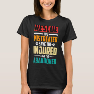Rädda djuren den fuktade katträddaren Pet Resc T Shirt