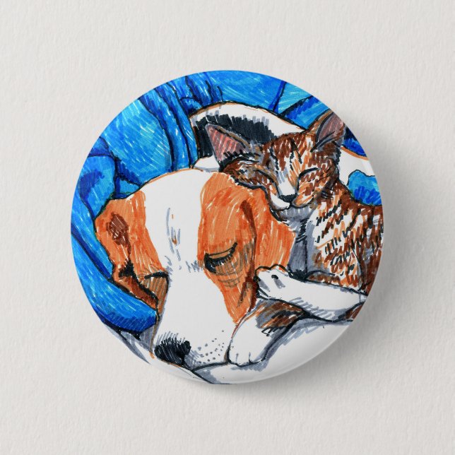 Rädda djuren Friends Pin från City Rädding Pets Knapp (Framsida)
